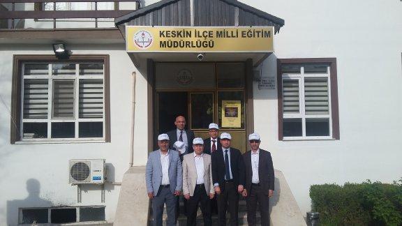 KOP İdare Başkan Yardımcısı Halil İbrahim TONGUR ve beraberindekilerin İlçe Milli Eğitim Müdürlüğümüzü Ziyareti
