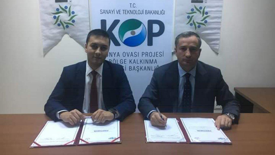 İlçemize Hayırlı Olsun: “KOPSOGEP Engelli ve Dezavantajlı Kişilere Yönelik Resim ve Müzik Atölyesi Oluşturulması Projesi” Protokolü Konya’da İmzalandı
