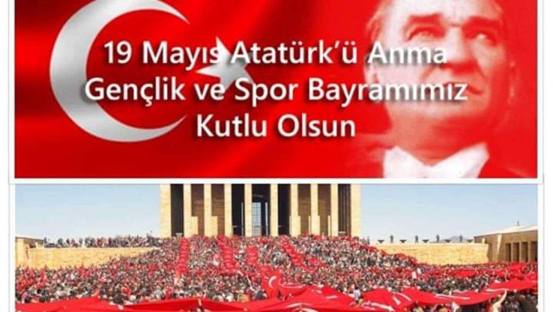 İlçemizde 19 Mayıs Atatürk'ü Anma, Gençlik ve Spor Bayramı'nın 100. Yıldönümü Büyük Bir Coşkuyla Kutlandı